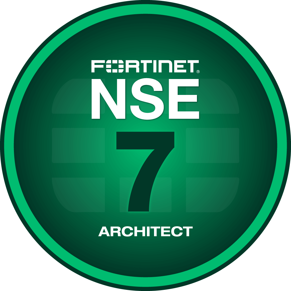 NSE 7 Network Security Architect certification