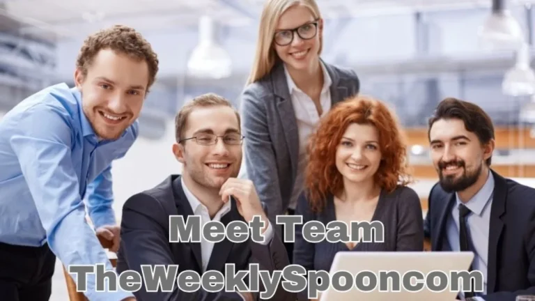 Meet the Team TheWeeklySpoon.com