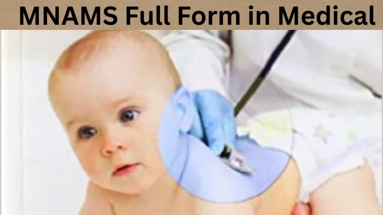 MNAMS Full Form in Medical