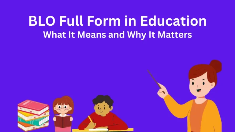 blo full form in education