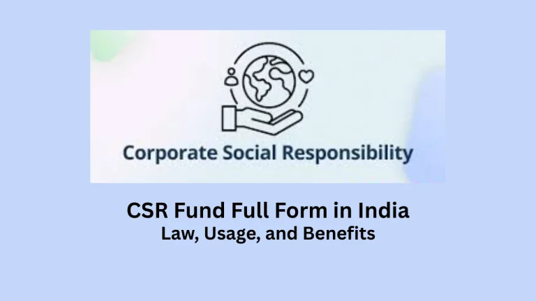 csr fund full form